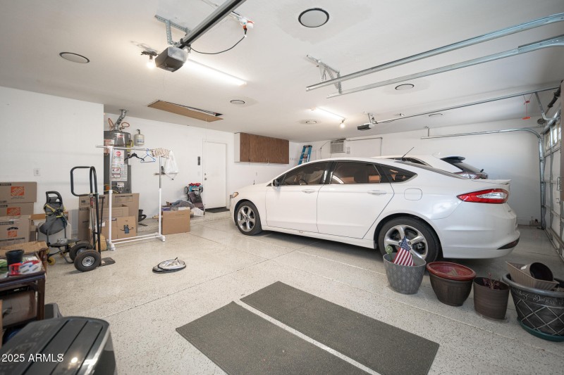 Insulated 3 car garage - epoxy floors