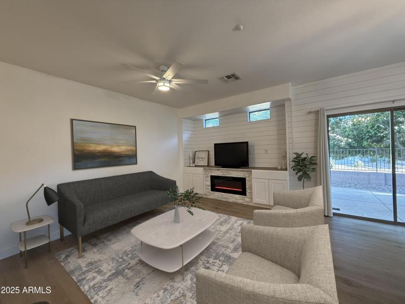 Great Room (Virtually Staged)