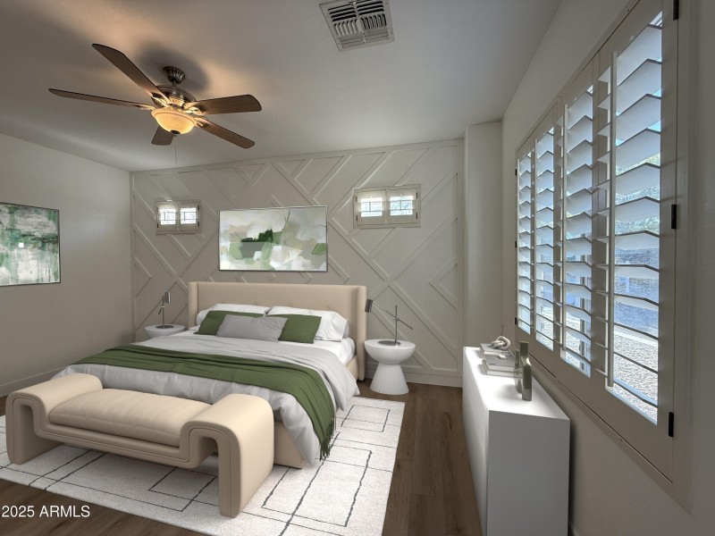 Primary Bedroom (Virtually Staged)