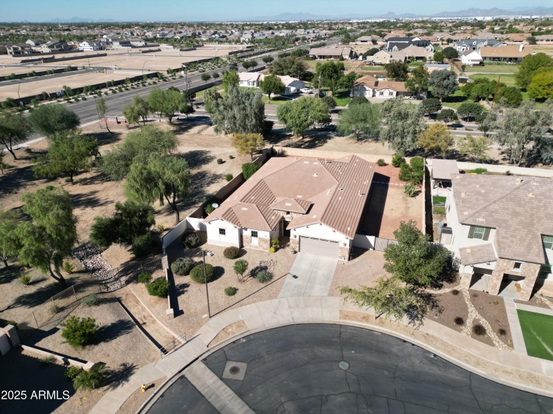 Birdseye View of Property