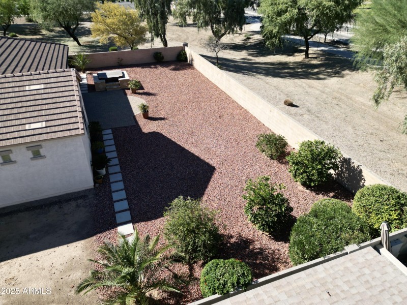 Side View of Rear Yard 3