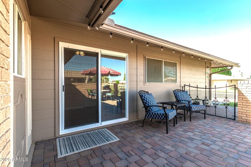 10406 Front Courtyard dng Drs Brightened