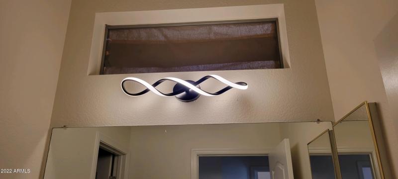 Hall Bathroom-new LED light fixture