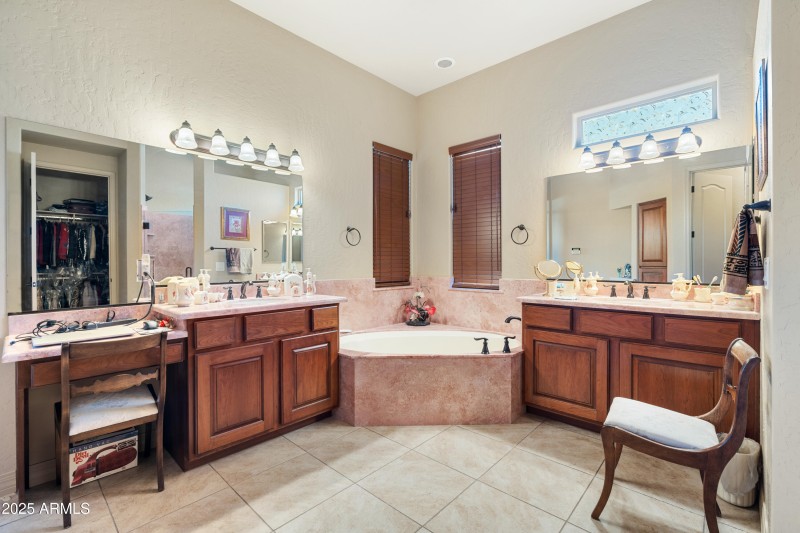 18-Primary Bathroom Vanity and Tub