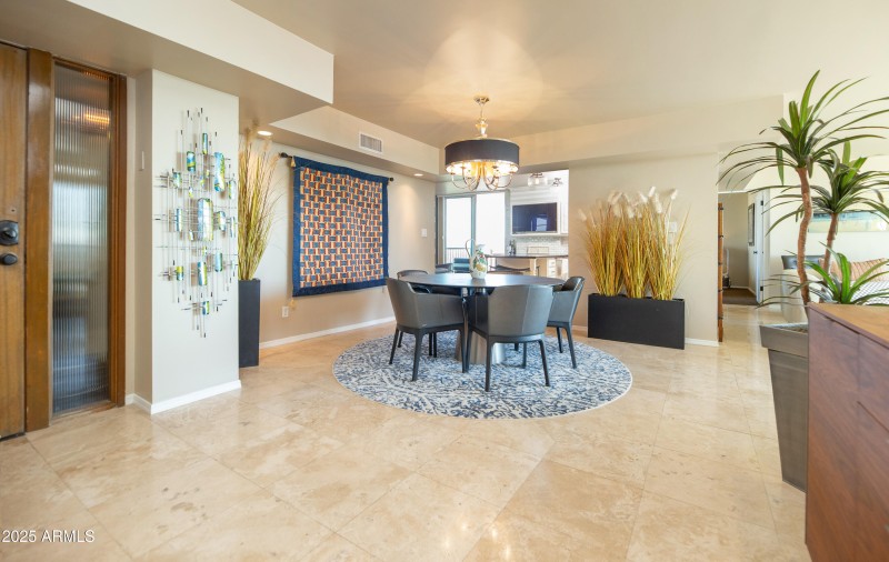 Entry and Dining Room