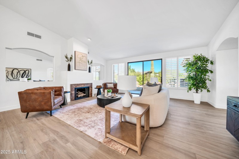 Fireplace in Living Room