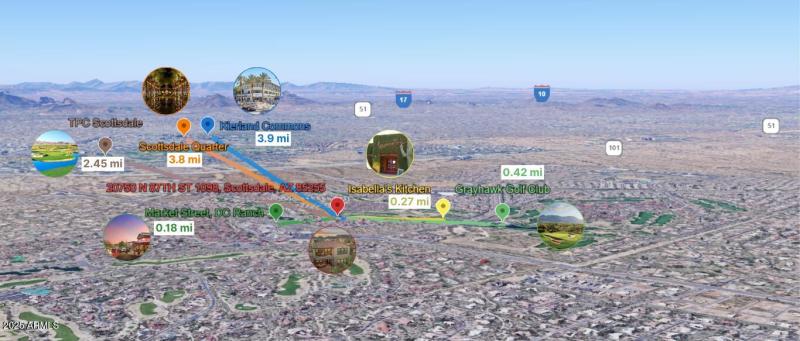 MAP VIEW - 20750 N 87TH ST 1098, Scottsd