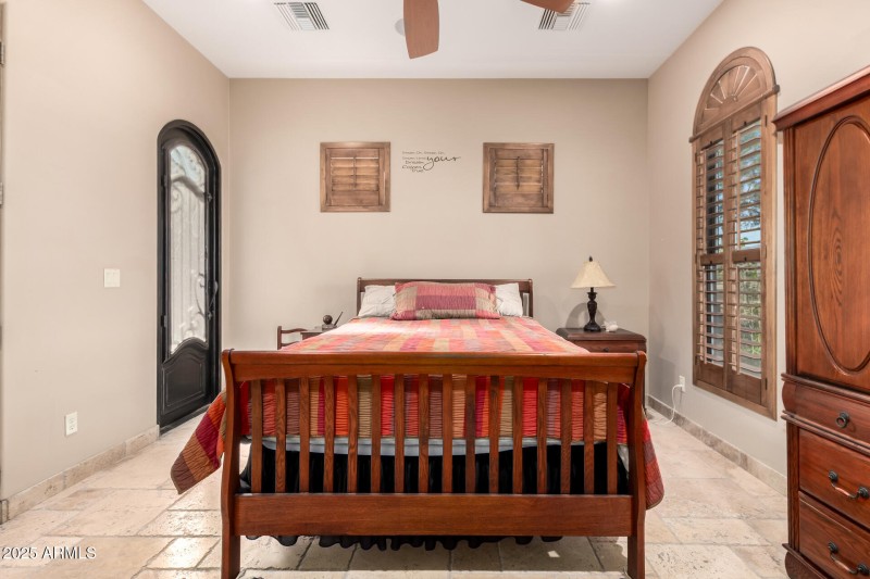 Separate entrance bdrm