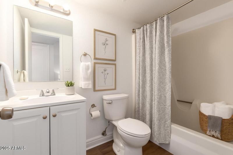 Virtually Staged Bathroom