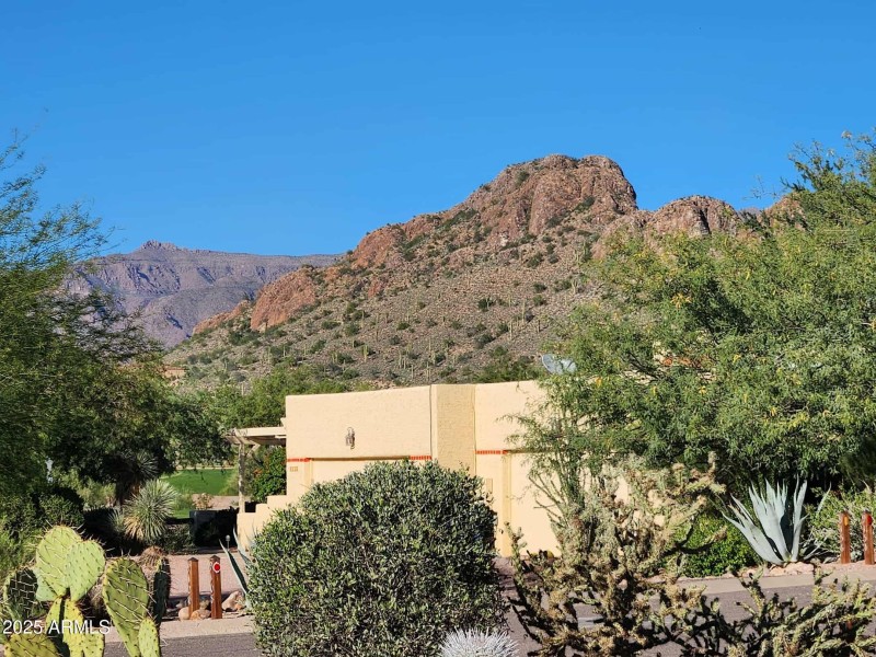Dinosaur Mountain view from front patio.