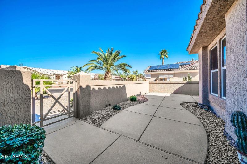 GATED FRONT COURTYARD