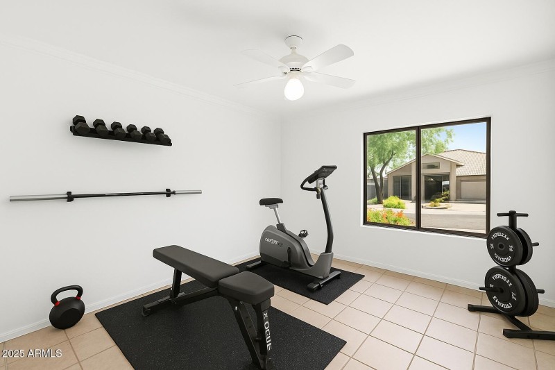 Fitness Room Option - virtually staged