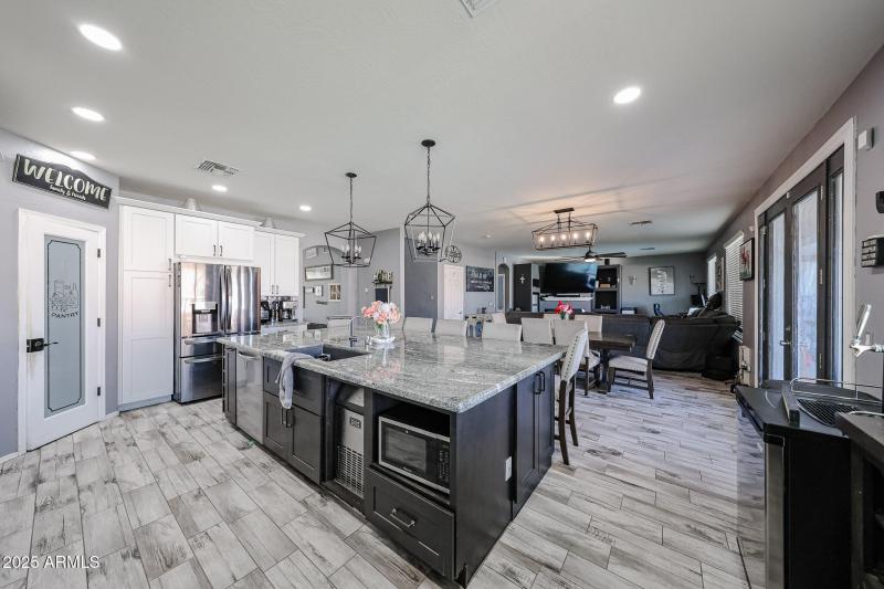 B Kitchen and Family Room