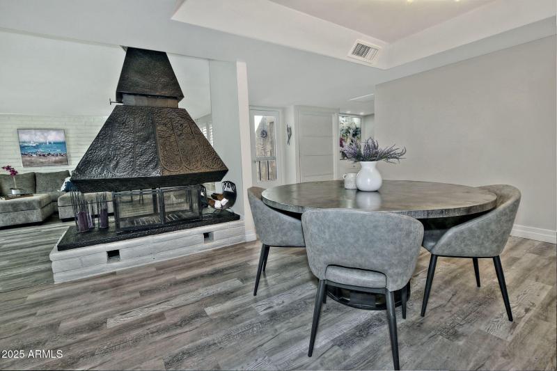 Dual Sided Fireplace