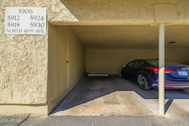 Covered Carport Parking