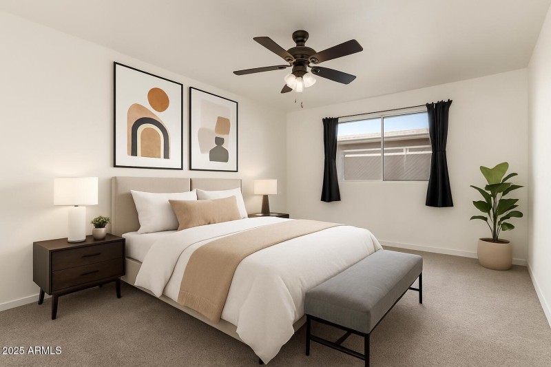 Baker Bedroom Staged