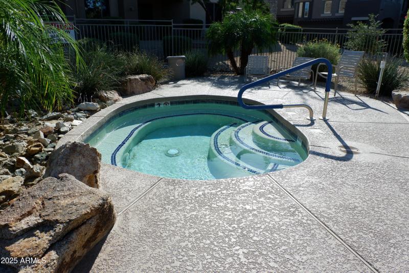 One of 2 hot tubs