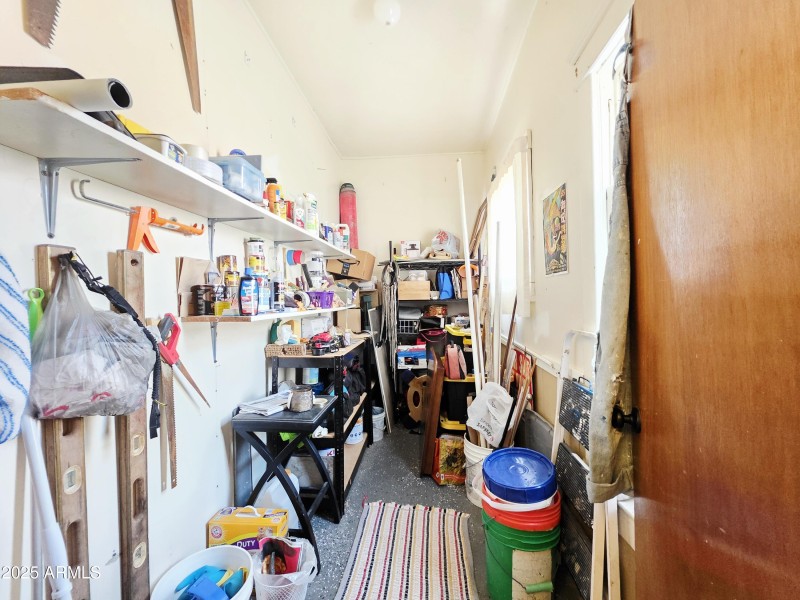 Storage closet in bedroom 2