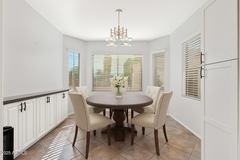 Virtually stagedDining area off kitchen