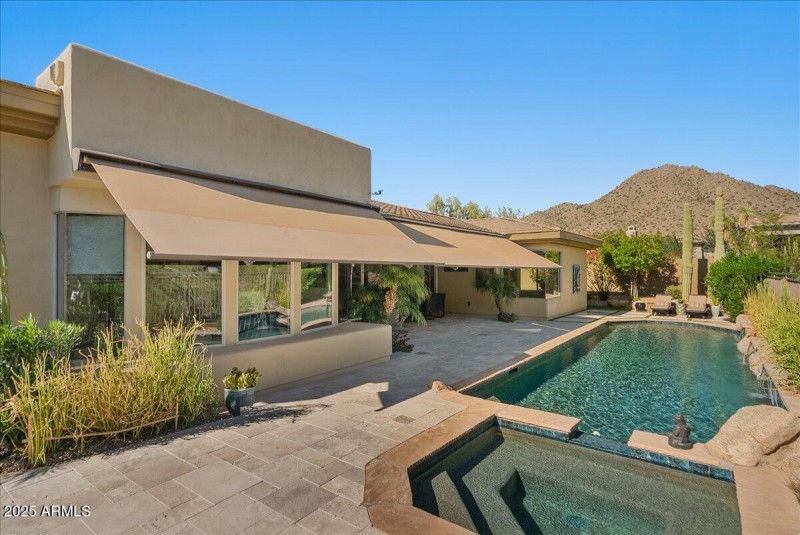 56-Back of home and pool