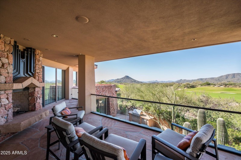 Daytime golf course views