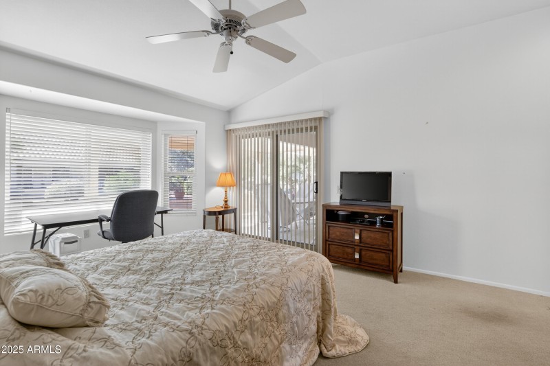 Primary Suite w/Door to Patio