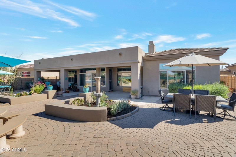 33572 N 79th Way backyard view southward