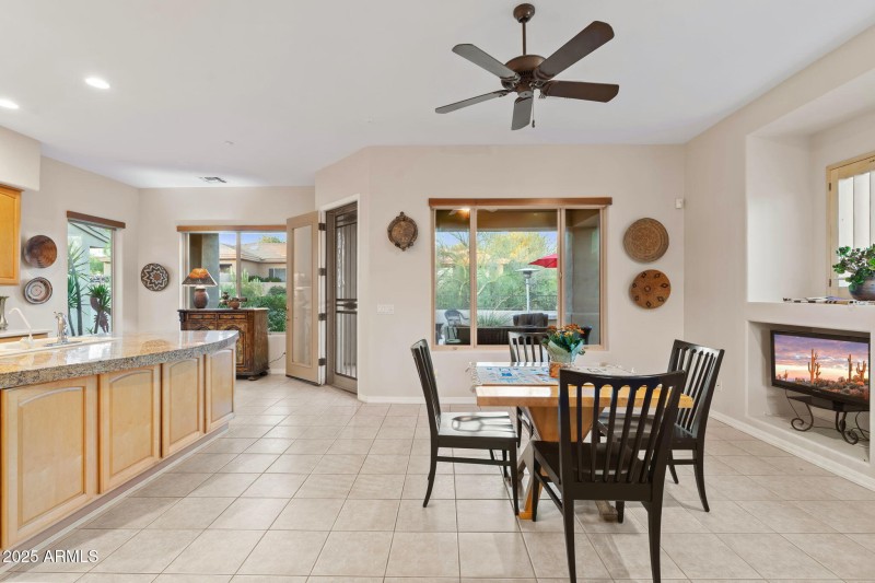 Family and dining area