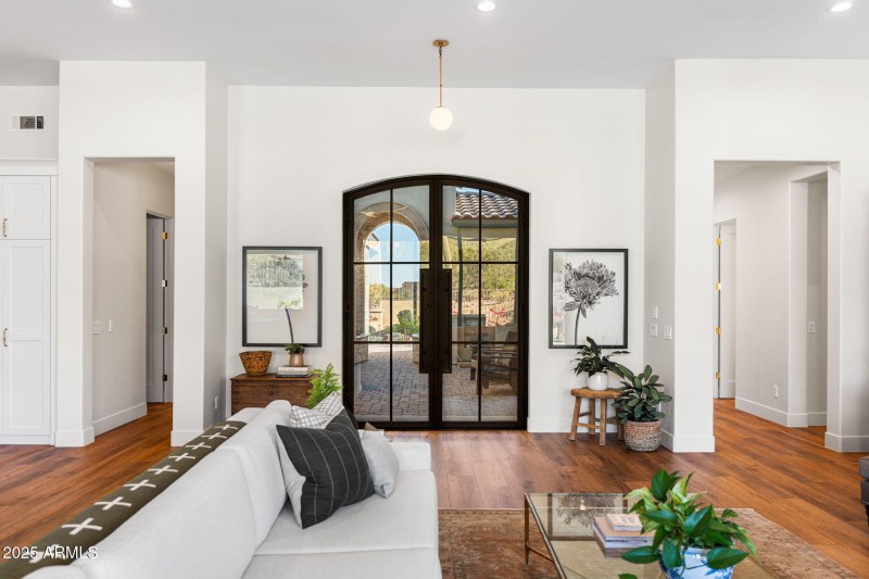 Living Space/Front Doors