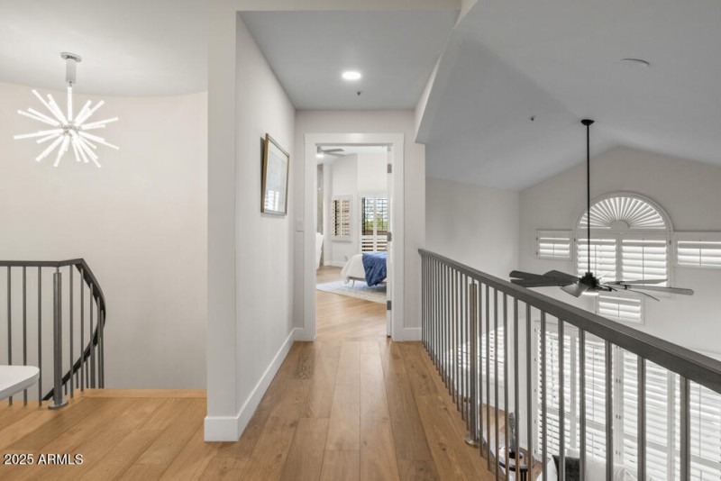 Hallway to master bedroom