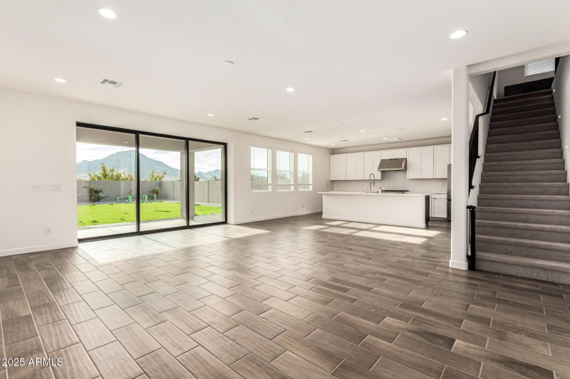 Huge slider with mountain view