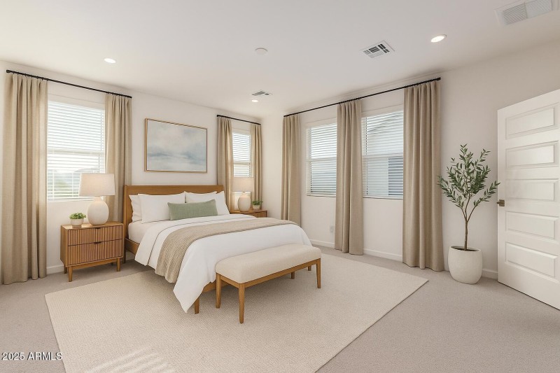 Virtually staged primary