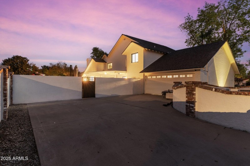 Motor Court at Twilight