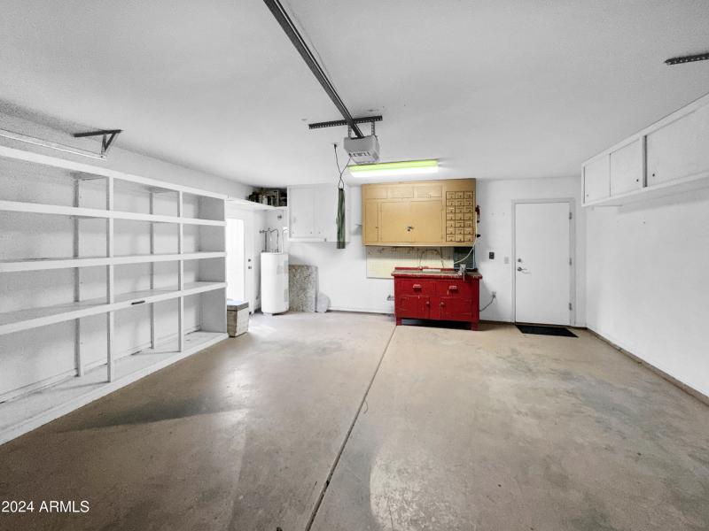 Garage storage, cabinets & workbench