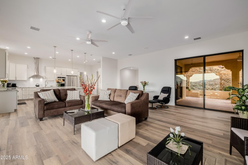 Living Rm To Back Patio