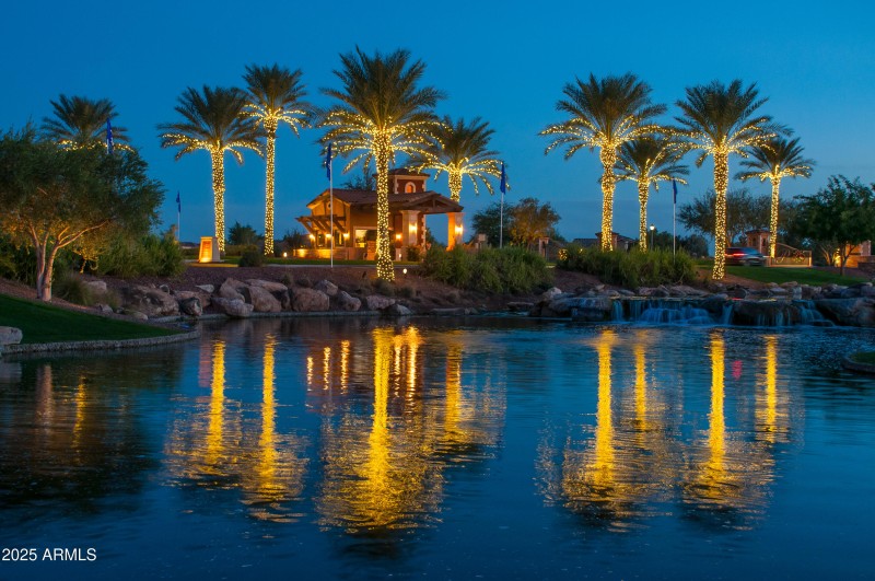 Lakes are beautiful at night