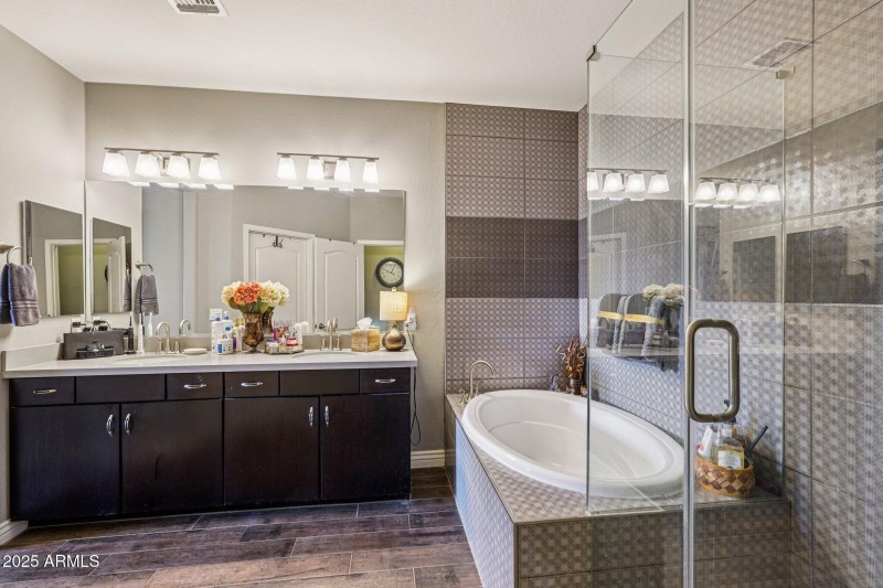 Primary Bathroom with Designer Touches