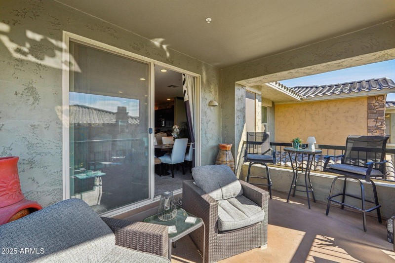 Large Covered Balcony