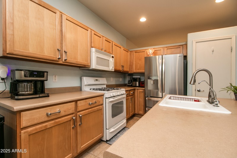 Counter Space & Pantry Next to Fridge