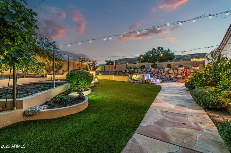 Mountain-View Backyard