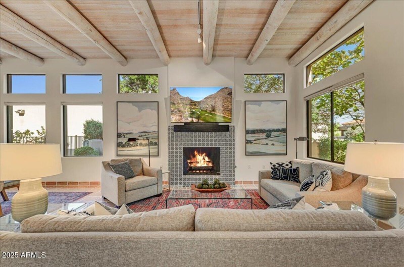 Fireplace Detail in Great Room