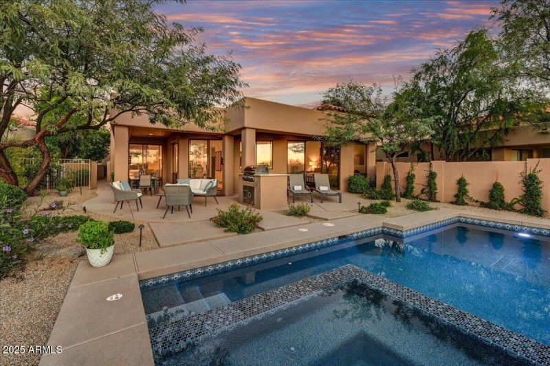 Exterior Backyard Pool & Patio View