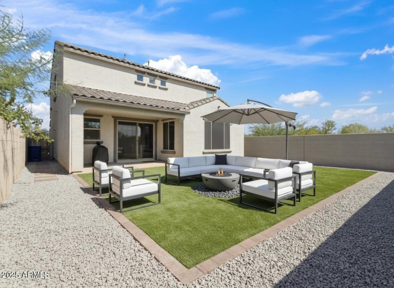 Staged Outdoor Furniture