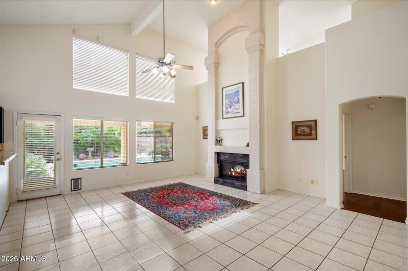 Dramatic family room