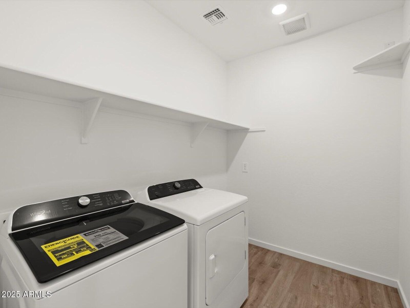 Included Washer & Dryer