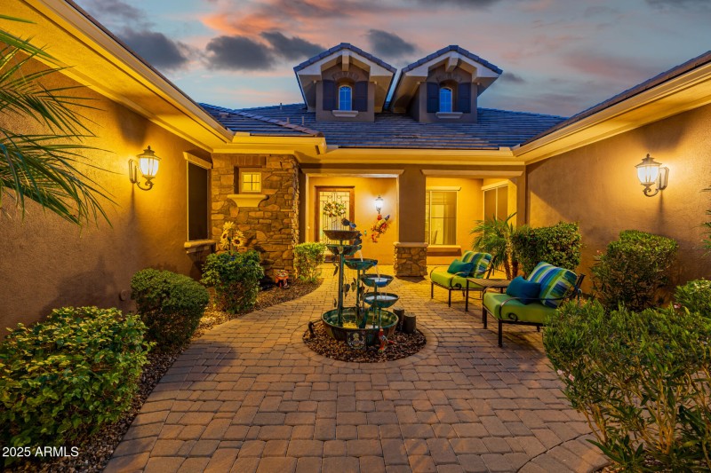 Fountain in Courtyard