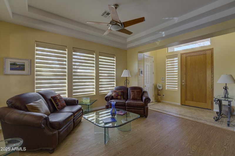 Entry and living room