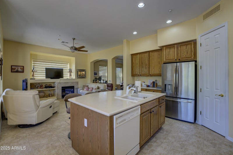kitchen/family room