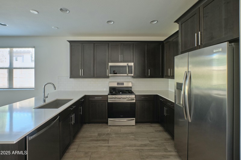 Kitchen with Stainless Steel Appliances