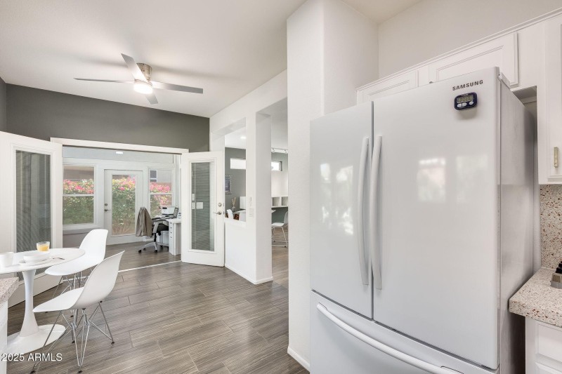 Utica from kitchen to office